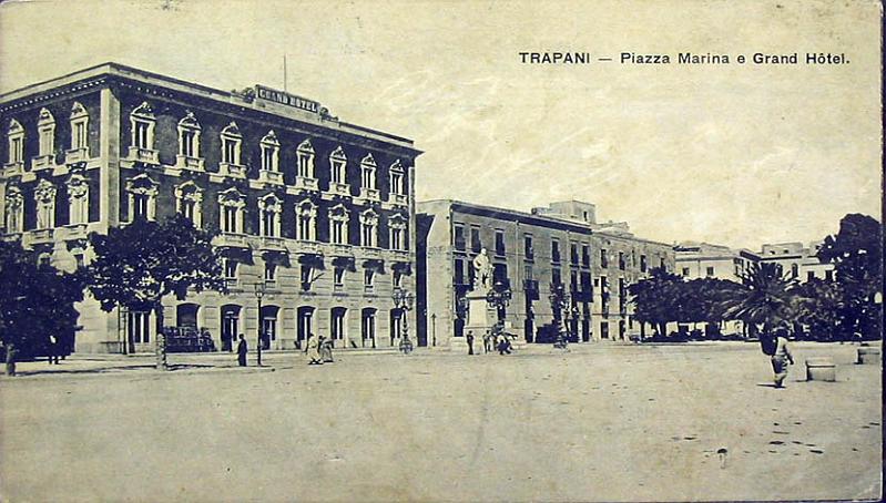 Vecchia Trapani 278 - Trapani - Piazza Marina e Grand Hotel.jpg